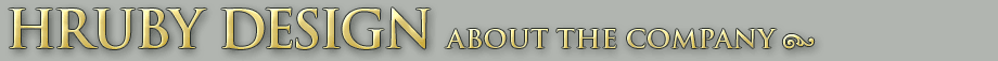 Hruby Design about page banner 
