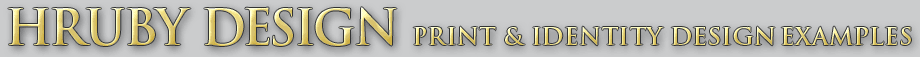 Hruby Design print examples