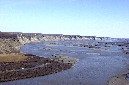 Photograph showing a section of the NPRA coastline.